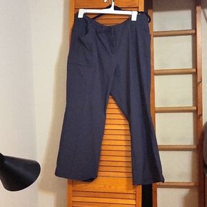 Petite 2xl Deep Gray Scrub Bottoms